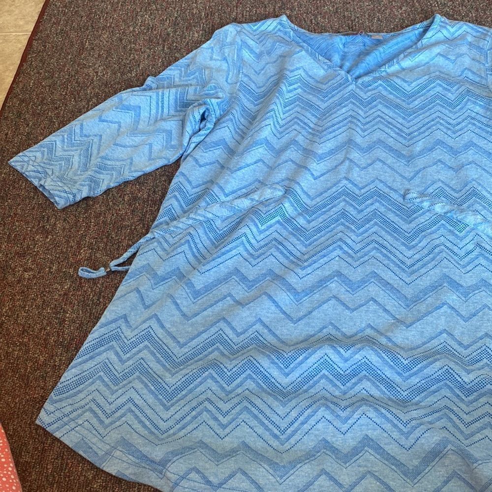 Merrell large blue blouse - Picture 3 of 7